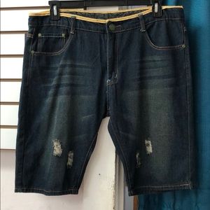 Jean Strauss & Co. 503 Denim shorts- distressed-38